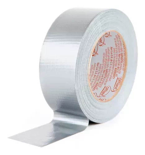 CINTA MULTIUSOS DUCT TAPE MOD 180 EMPAQUE PLATA 48X30 mm 81804803002 PZAS/ CAJA 36 Piezas por caja - NAVITEK