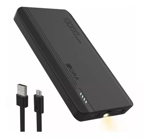 POWER BANK PORTATIL 10000MAH 2.1A NEGRO (copia) GAR117N UPC 7503028221455 - GAR117N