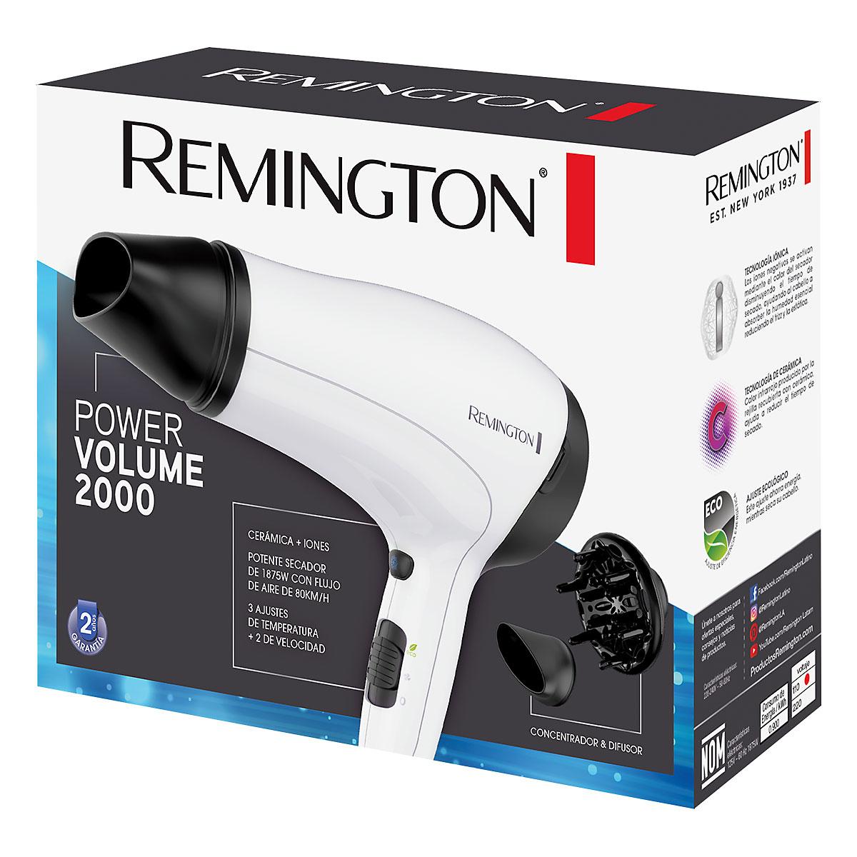 SECADORA DE CABELLO REMINGTON BLANCA - REMINGTON