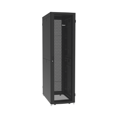 Gabinete Net-Verse para Centros de Datos, 45UR, 600mm de Ancho, 1000mm de Profundidad, Fabricado en Acero, Color Negro  <br>  <strong>Código SAT:</strong> 43223306 <img src='https://ftp3.syscom.mx/usuarios/fotos/logotipos/panduit.png' width='20%'>  - DNE6512B