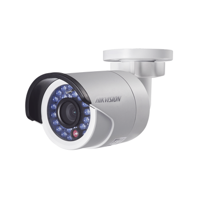 Bala IP 2 Megapixel (1080p) / Lente 4 mm / WDR 120 dB / 30 mts IR Inteligente / IP67 / Hik-Connect (P2P) / ONVIF / PoE / Cruce de linea / Intrusión de área <br>  <strong>Código SAT:</strong> 46171610 - DS-2CD2022WD-I