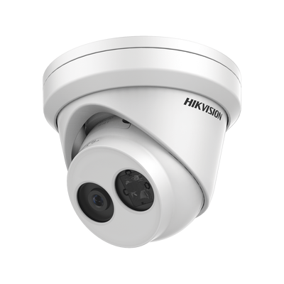 Turret IP 4 Megapixel / Serie PRO /  30 mts IR EXIR / Exterior IP66 / WDR 120 dB / PoE / Lente 2.8 mm / Videoanaliticos Integrados / Micrófono Integrado <br>  <strong>Código SAT:</strong> 46171610 <img src='https://ftp3.syscom.mx/usuarios/fotos/logotipos/hikvision.png' width='20%'>  - DS-2CD2343G0-I(U)