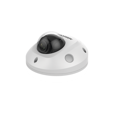 Mini Domo IP 2 Megapixel / Serie PRO / Lente 2.8 mm / 10 mts IR EXIR / Micrófono Integrado / Exterior IP66 / IK08 / PoE / Audio y Alarmas / H.265+ / Videoanaliticos Integrados <br>  <strong>Código SAT:</strong> 46171610 - HIKVISION