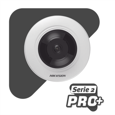 Camara Mini Fisheye Hikvision Ds2Cd2935FwdI  Mini Fisheye Ip 3 Megapixel  Serie Pro   Panormica 180  360  8 Mts Ir  Poe  DS-2CD2935FWD-I  DS-2CD2935FWD-I - HIKVISION