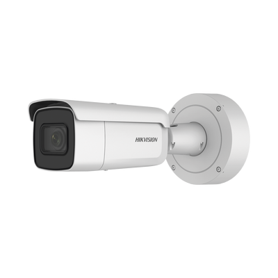 Bala IP 4 Megapixel / 60 mts IR EXIR / Lente Mot. 2.7 a 13.5 mm / WDR 120 dB / Exterior IP67 / Vídeo Análisis / PoE+ / Micro SD <br>  <strong>Código SAT:</strong> 46171610 <img src='https://ftp3.syscom.mx/usuarios/fotos/logotipos/hikvision.png' width='20%'>  - DS-2CD3643G1-IZS(B)