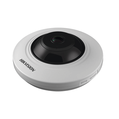 Mini Fisheye IP 5 Megapixel / DARKFIGHTER / Panorámica 180° - 360° / 10 mts IR / Uso en Interior / PoE / Múltiples Vistas por iVMS-4200 / Entrada y Salida Audio y Alarma <br>  <strong>Código SAT:</strong> 46171610 <img src='https://ftp3.syscom.mx/usuarios/fotos/logotipos/hikvision.png' width='20%'>  - HIKVISION