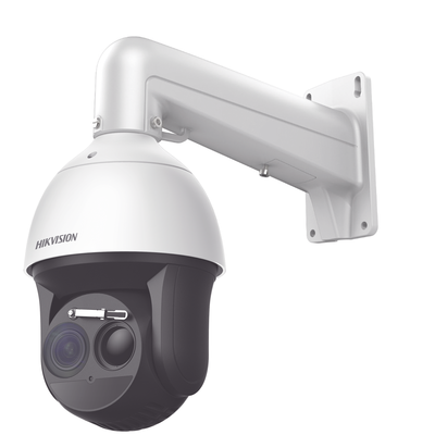 PTZ IP Dual / Lente Térmico 50 mm (384 X 288) / Lente Óptico 40X (4 Megapixel) / 150 mts IR / Termografia / WDR 120 dB / Exterior IP66 / microSD <br>  <strong>Código SAT:</strong> 46171610 - DS-2TD4137-50/W