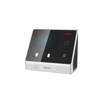 Biométrico de Reconocimiento Facial / 2000 Rostros / 5000 tarjetas EM / 5000 Huellas / Pantalla Touch Screen / Módulo Óptico de Huella  <br>  <strong>Código SAT:</strong> 46171619 <img src='https://ftp3.syscom.mx/usuarios/fotos/logotipos/hikvision.png' width='20%'>  - HIKVISION