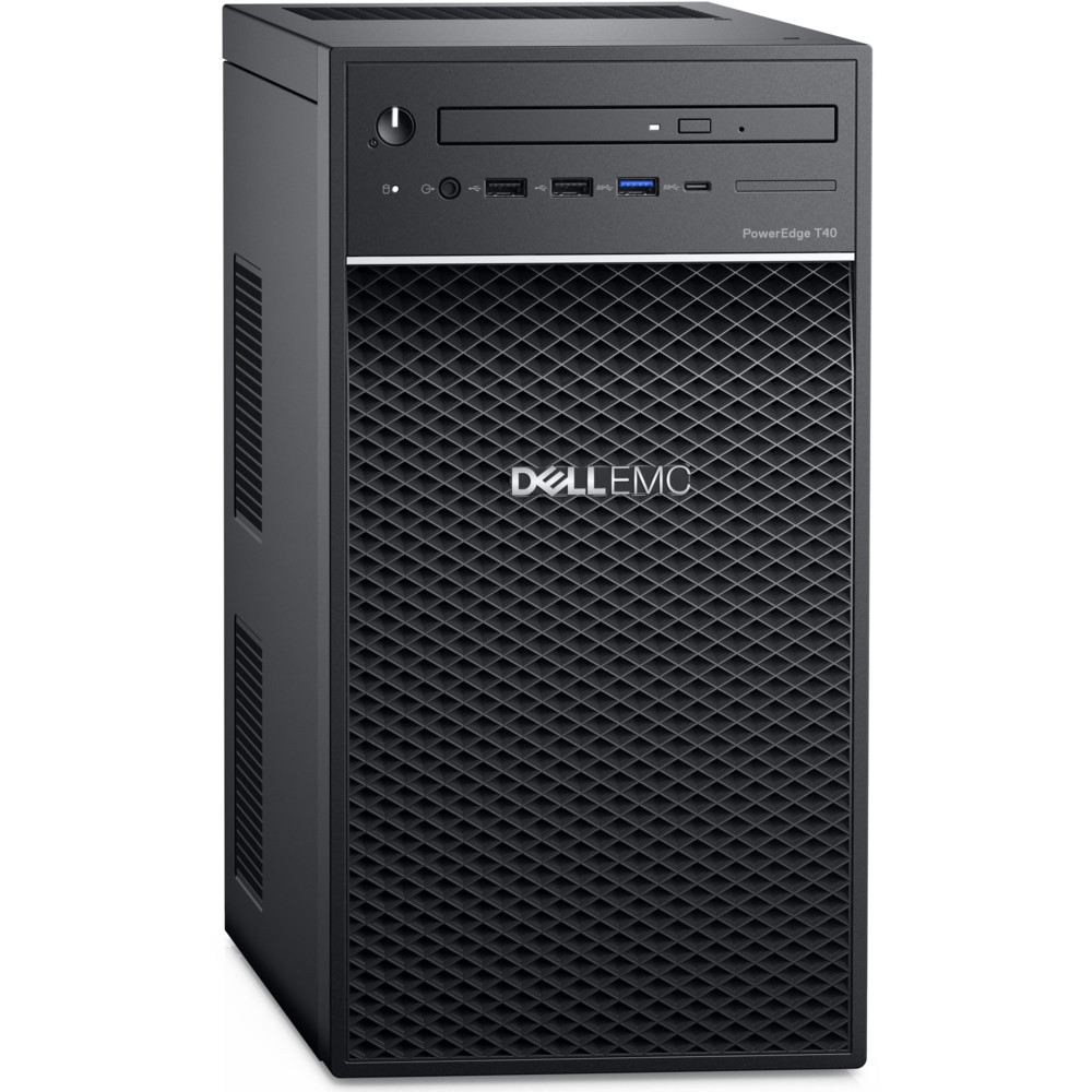 Dell - Server - Tower - 1 Intel Xeon E-2224G / 35 GHz - 8 GB DDR4 SDRAM - 1 TB Hard Drive Capacity - T40SNSFY22Q3MX - DELL