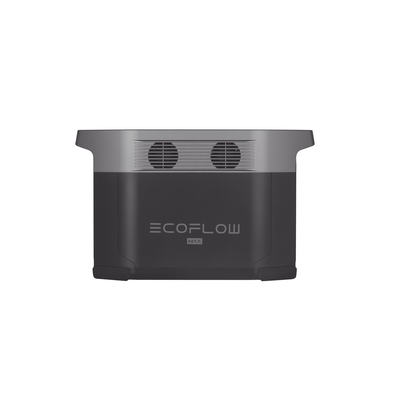 EcoFlow DELTA 2 MAX | Estación de Energía Portátil 2400W / 6 AC 1800 W (Max. 3400W) / 2 USB-C 100W / Capacidad para Aumentar Respaldo / Cargador de Coche 10A a 12.6V / Conectividad WiFi y Bluetooth (App) / Carga Solar 1000W Max. <br>  <strong>Código SAT:</strong> 26111701 - ECOFLOW