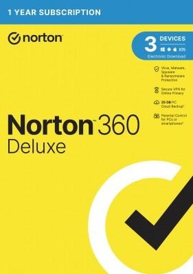 Antivirus NORTON ESD ESD Norton 360 Deluxe 3 Dispositivos 1 Año 21437342 - NORTON