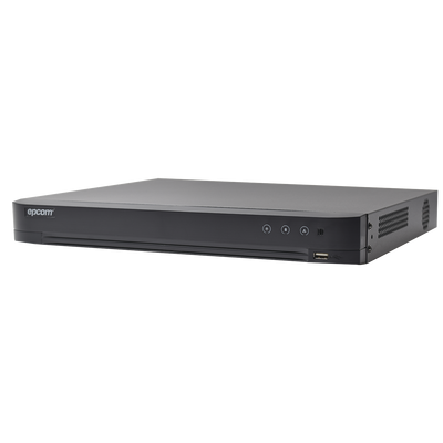 DVR Acusense 4 Megapixel / 32 Canales TURBOHD + 8 Canales IP / 2 Bahías de Disco Duro / 32 Canales de Audio por Coaxitron <br>  <strong>Código SAT:</strong> 46171621 - EV-4032TURBO-D-(E)