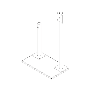 Base de Demostración para Antena FORCE y Cámara HIKVISION. <br>  <strong>Código SAT:</strong> 31331200 - EXPO-BASE-CAM