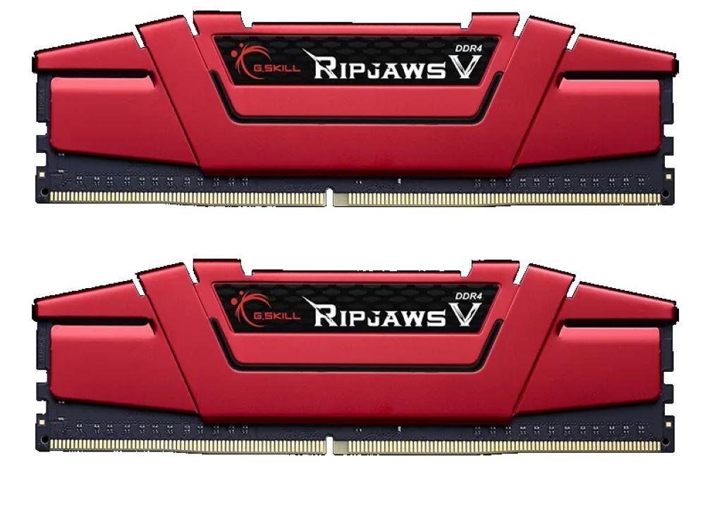 MEMORIA DIMM DDR4 G.SKILL (F4-3600C19D-16GVRB) 16GB (2X8GB) 3600MHZ, RIPJAWS 5 RED - F4-3600C19D-16GVRB