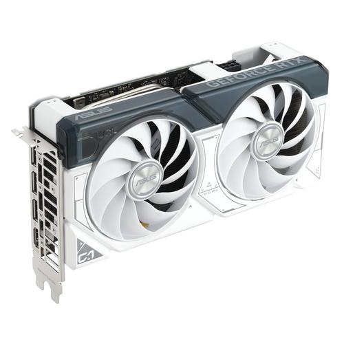 TARJETA DE VIDEO ASUS DUAL-RTX4060-O8G-WHITEDDR6128BITPCI-E 40HDMI 213DP14ADUAL FAN - ASUS