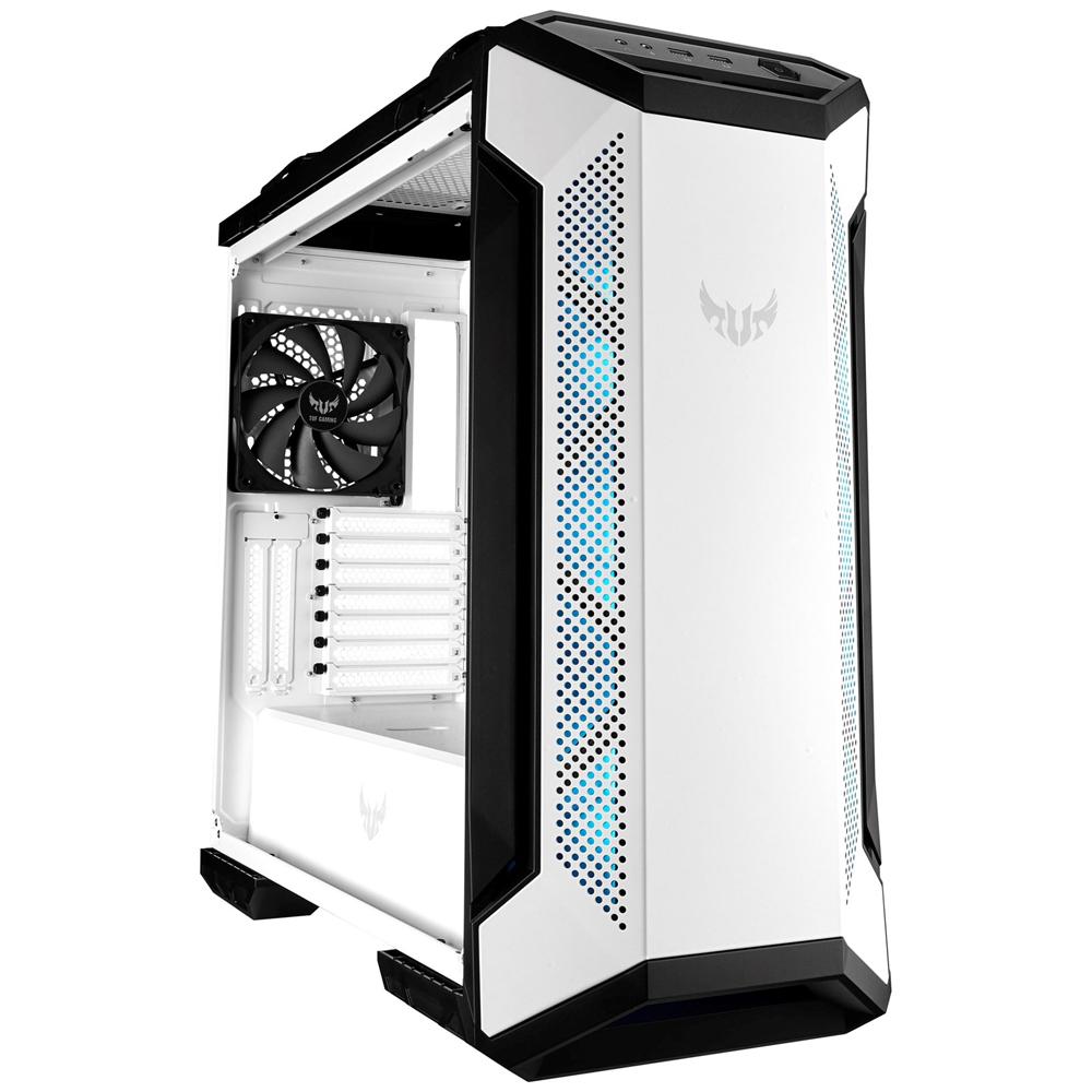 GABINETE ASUS TUF GT501 WHITE EDITION UP TO EATX 3X120MM 1X140PWM AURA RGB TUF GAMING GT501 WHITE ED - TUF GAMING GT501 WHITE EDITION