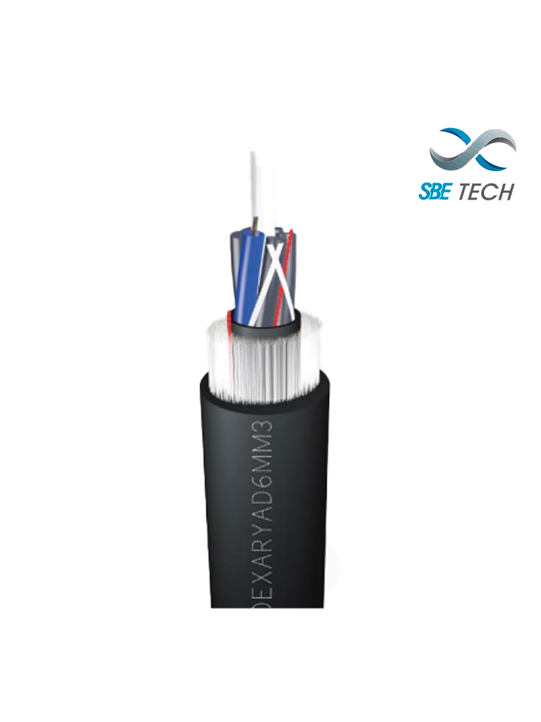 SBETECH FOEXARGYAD12MM3 - Fibra óptica MULTIMODO con armadura dieléctrica 12 hilos / Precio por metro - FOEXARGYAD12MM3