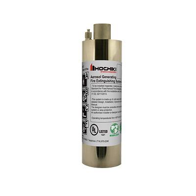 Generador de Aerosol para Extinción de Incendio, 500g <br>  <strong>Código SAT:</strong> 46171600 <img src='https://ftp3.syscom.mx/usuarios/fotos/logotipos/hochiki.png' width='20%'>  - HOCHIKI