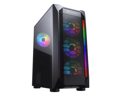 GAB COUGAR MX410 MESH-G RGB ATX 385VM70.0004/385VM70.0020 - 385VM70.0004/385VM70.0020