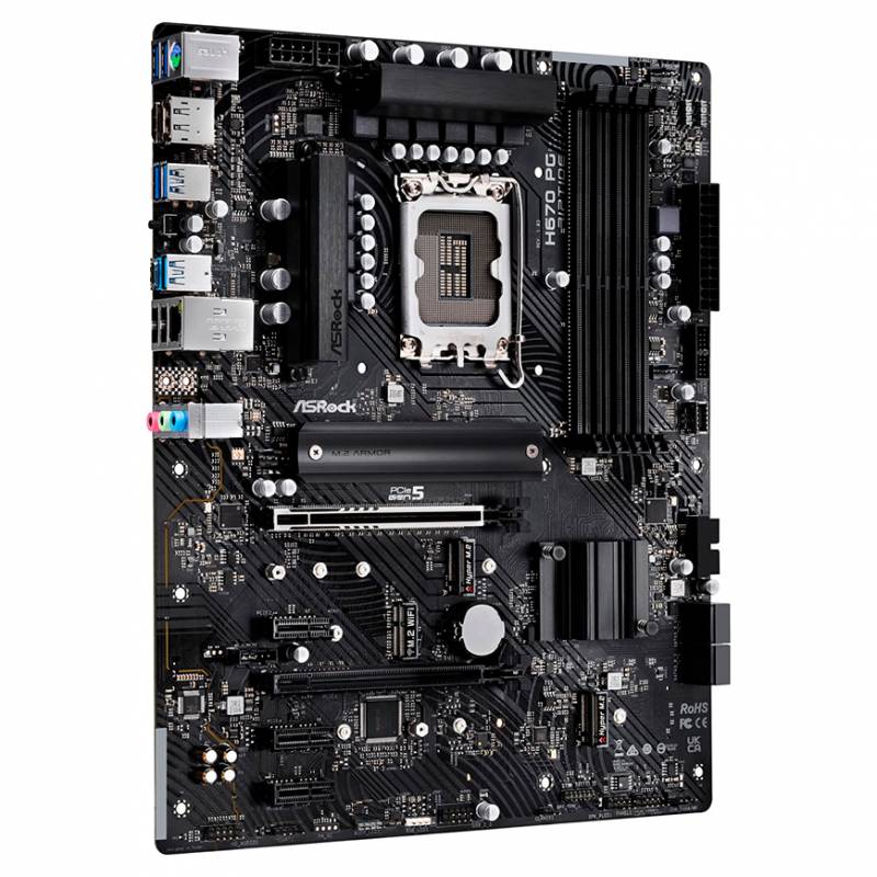 MB ASROCK H670 PG RIPTIDE DDR4 1700 ATX H670 PG RIPTIDE - ASROCK