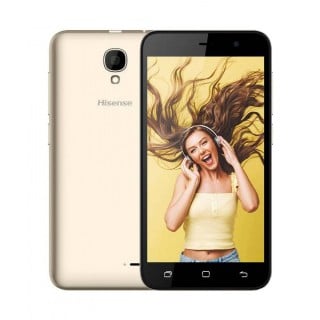 Smartphone Hisense U3 2021 5" 8GB/1GB Cámara 5MP/2MP Quadcore Android 8 Color Dorado - HISENSEU32021-1/8GB-DORADO