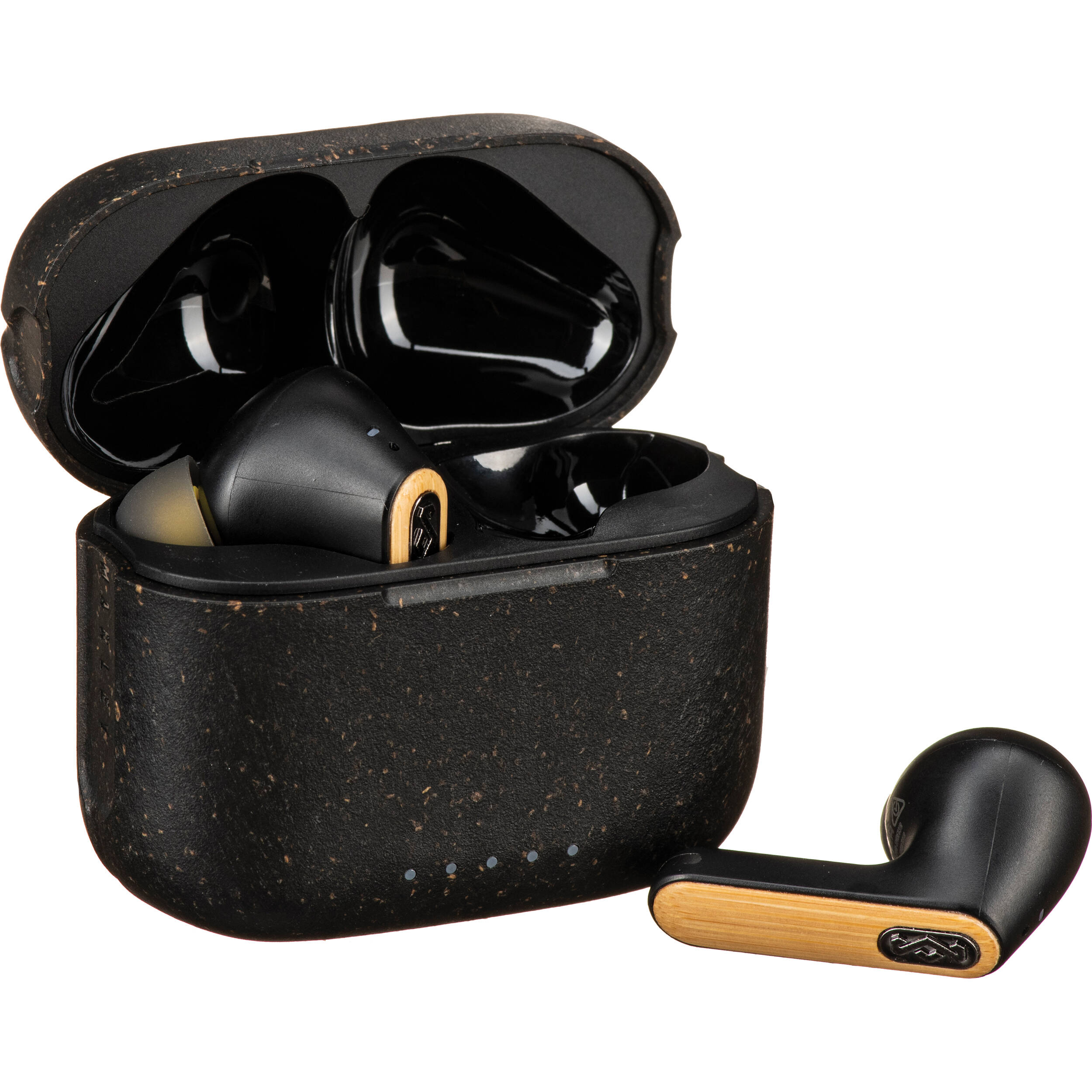 The House of Marley Redemption ANC 2 - Auriculares inalámbricos con micro - en oreja - Bluetooth - cancelación de sonido activo - negro exclusivo - EM-DE031-SB