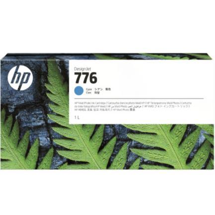 Tinta HP LF 776 1L Color Cian - 1XB09A
