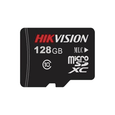 Memoria Micro SD / Clase 10 de 128 GB / Especializada Para Videovigilancia / Compatibles con cámaras HIKVISION <br>  <strong>Código SAT:</strong> 43202005 - HS-TF-L2I/128G