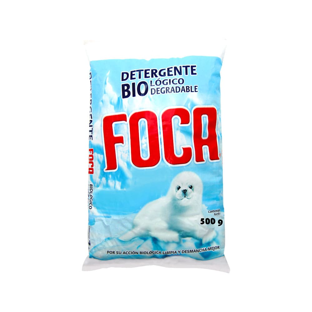 Detergente biologico y biodegradable en  Multiusos en polvo biologico y biodegradable. ideal para el lavado de ropa blanca y color. ademas es perfecto para los trastes. presentación en bolsa de 2 kg.                                                                                                  polvo Foca 2 kg                          - FOCA