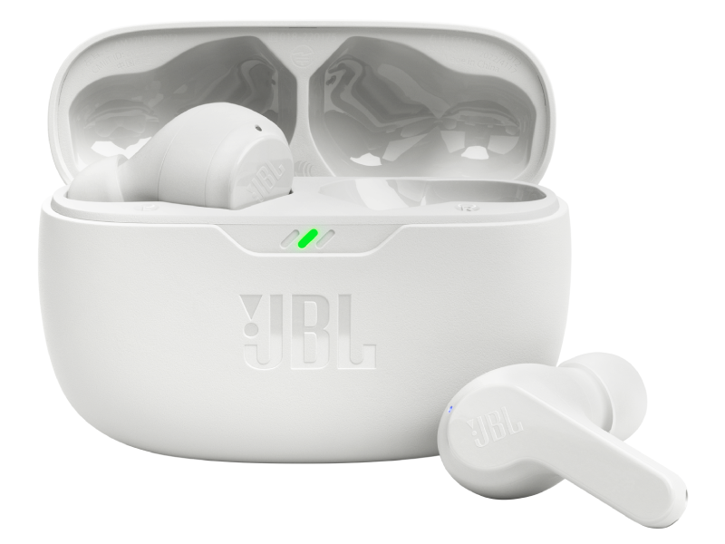 JBL WAVE BEAM LIFESTYLE HEADPHO NE BEAM WHITE CAJA MALTRATADA UPC  - HARMAN