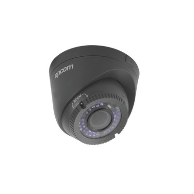 Cámara eyeball híbrida LEGEND TurboHD 720p (Analógico 1200TVL / HD-TVI 720p) lente varifocal de 2.8 - 12 mm e IR inteligente para 40m <br>  <strong>Código SAT:</strong> 46171610 <img src='https://ftp3.syscom.mx/usuarios/fotos/logotipos/epcom.png' width='20%'>  - EPCOM