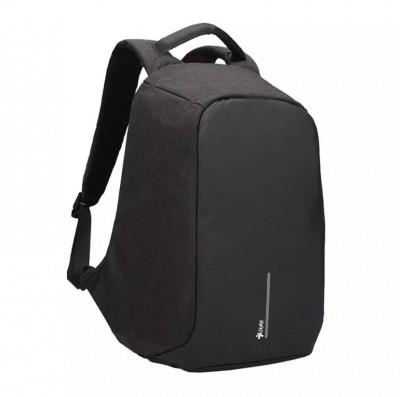 MOCHILA ANTIRROBO STYLOS NEGRA  POLIESTER ERGONONICO 7 COMP - XZEAL