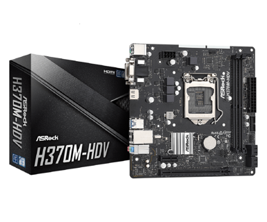 MB ASROCK H370M-HDV 1151 2DDR4 ATX H370M-HDV - H370M-HDV