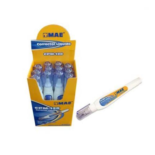 CORRECTOR MAE TIPO PLUMA 8 ML C/12 CPM-128 - CPM-128