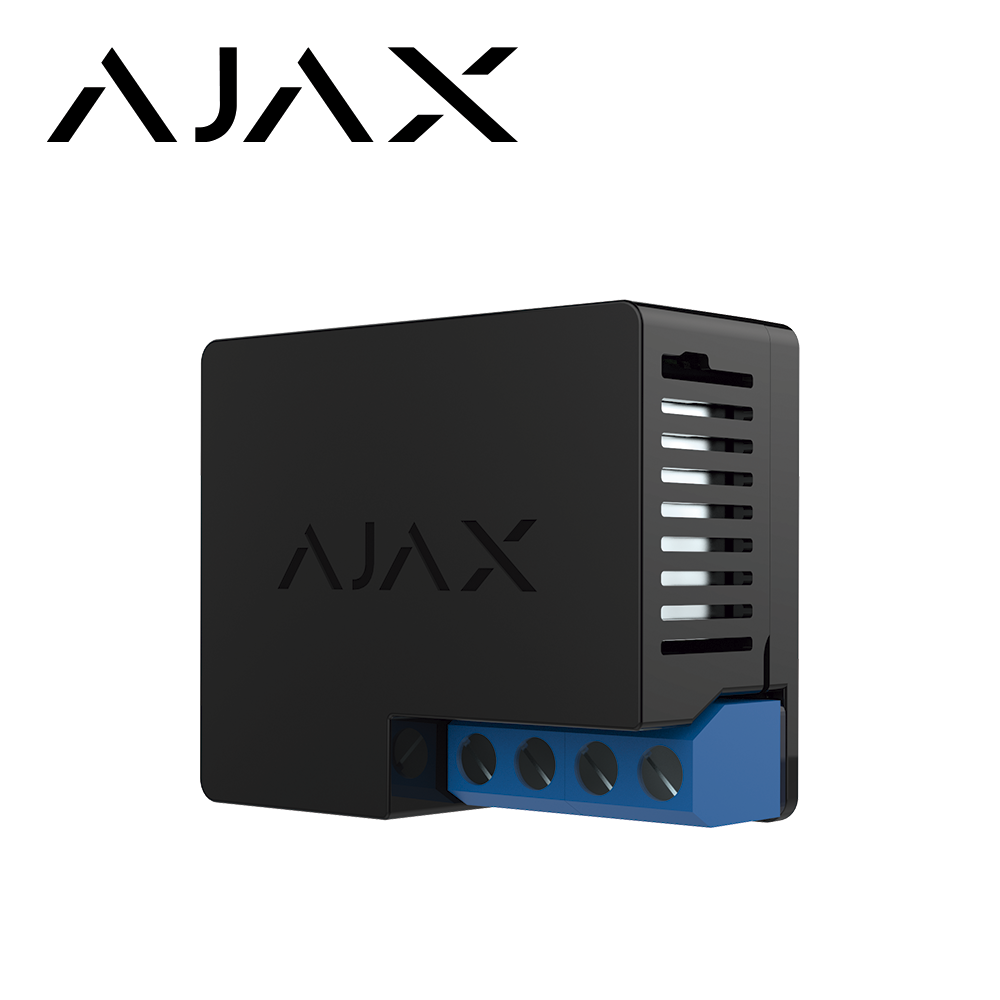 RELEVADOR 12V 5 A - 24V 13A AJAX RELAY COMPATIBLE CON AUTOMATIZACIÓN TECNOLOGIA JEWELLER 1KM ALCANCE INALAMBRICO COLOR BLANCO IDEAL PARA CONTROLAR DISPOSITIVOS ELECTRICOS DE FORMA AUTOMATICA Y/O REMOTA. <br><br>DE LINEA, Código SAT  - RELAY