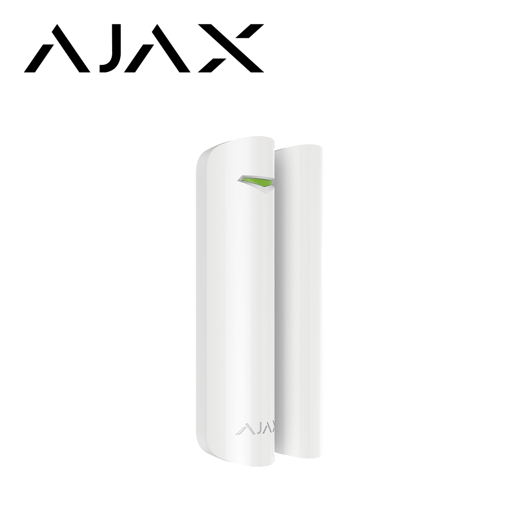 CONTACTO MAGNETICO + VIBRACION AJAX DOORPROTECT PLUS INTERIOR PARA PUERTAS Y VENTANAS, SOPORTA 1 ENTRADA CABLEADA DE ALARMA TECNOLOGIA JEWELLER 1.2KMS ALCANCE INALAMBRICO COLOR BLANCO. <br><br>DE LINEA, Código SAT  - AJAX