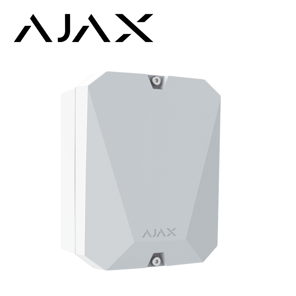 TRANSMISOR PARA CONVERTIR Y ALIMENTAR SENSORES CABLEADOS EN JEWELLER AJAX TRANSMITTER HASTA 1.7KM PARA 18 SENSORES - UTILIZA LA MISMA INFRAESTRUCTURA DE ALARMA PERO CONTROLADA POR LA APP DE AJAX. <br><br>DE LINEA, Código SAT  - MULTITRANSMITTER