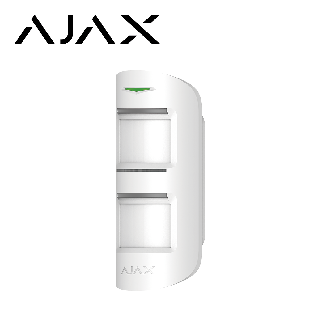 DETECTOR DE MOVIMIENTO PIR EXTERIOR AJAX MOTIONPROTECT OUTDOOR IP55 ANTIPET INTERIOR 12MTS COBERTURA TECNOLOGIA JEWELLER 2KMS ALCANCE INALAMBRICO COLOR BLANCO. <br><br>DE LINEA, Código SAT  - MOTIONPROTECT OUTDOOR