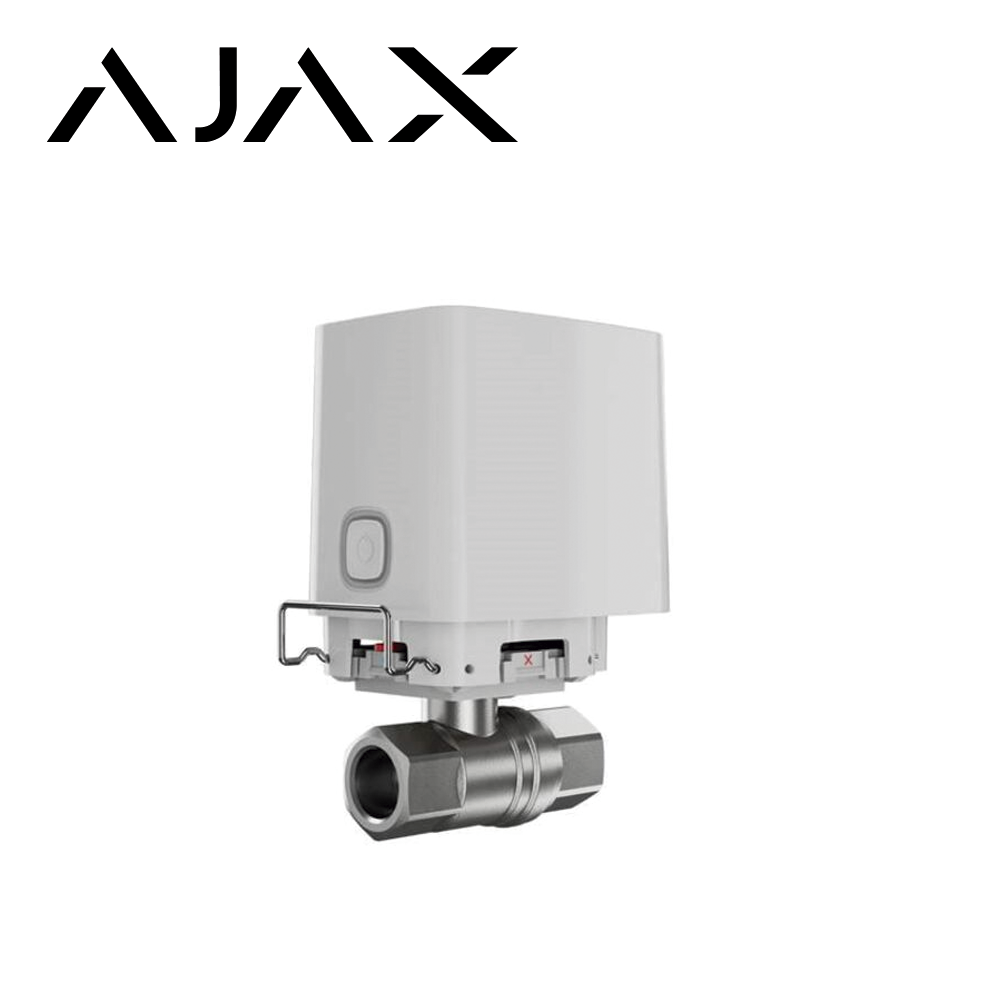 VÁLVULA DE CIERRE DE AGUA AJAX WATESTOP CON TECNOLOGIA JEWELLER HASTA 1.7KMS COMPATIBLE CON TUBERIAS DE 3/4 DE PULGADA/HASTA 1.1 KM DE DISTANCIA/HASTA 40BARES DE PRESION. <br><br>DE LINEA, Código SAT  - AJAX