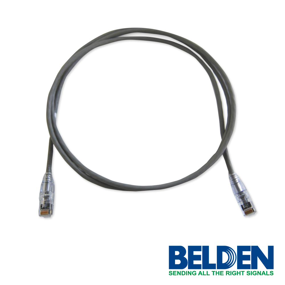 PATCH CORD UTP CAT6A BELDEN CAD1108005 FORRO PVC GRIS CMR-RISER 4 PARES CALIBRE CONDUCTOR 28 AWG DIÁMETRO REDUCIDO COBRE ESTAÑADO MULTIFILAR USO INTERIOR PARTES RELACIONADAS:CONECTORES MODULARES CAT6A PATCH PANEL CAT6A LONGITUD 5 PIES 1.5 METROS. <br><br>DE LINEA, Código SAT 43223303 - CAD1108005