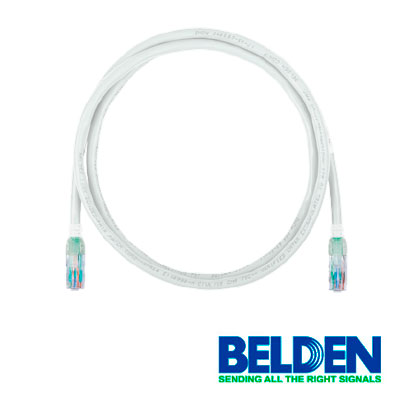 PATCHCORD UTP CAT6A BELDEN CA21109001 FORRO PVC BLANCO CMR-RISER 4 PARES CALIBRE CONDUCTOR 24 AWG 100% COBRE USO INTERIOR PARTES RELACIONADAS:CONECTORES MODULARES CAT6A PATCH PANEL CAT6A LONGITUD 1 PIES 30 CENTÍMETROS . <br><br>SOBRE PEDIDO 45 días, Código SAT 43223303 - BELDEN