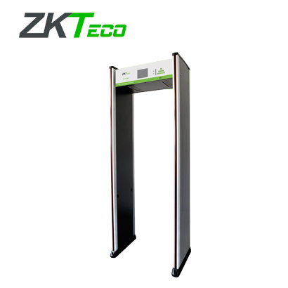 DETECTOR DE METALES PISO ZKTECO 18 ZONAS ZK-D3180S PARA CUERPO COMPLETO CON PANTALLA LCD PROGRAMABLE Y CONTROL REMOTO. <br><br>DE LINEA, Código SAT 46171633 - ZKTECO