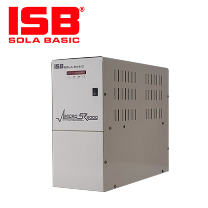 NO-BREAK REGULADOR SOLA BASIC MICRO-SR2000 2000VA/1600W CON 6 CONTACTOS TIPO NEMA 5-15R/INTERVALO DE 102 A 140 VCA/CORRIGE LAS VARIACIONES DE TENSION Y RESPALDO CONTRA APAGONES/ CUENTA CON INTERRUPTOR GENERAL Y ALARMA AUDIBLE. . <br><br>TEMPORALMENTE AGOTADO, Código SAT 39121011 - MICRO-SR2000