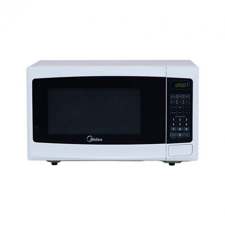 HORNO DE MICROONDAS MIDEA PRACTIA MMDF07S2BW 07 PIES 1050W GAB BLANCO PUERTA NEGRO MMDF07S2BW - MMDF07S2BW