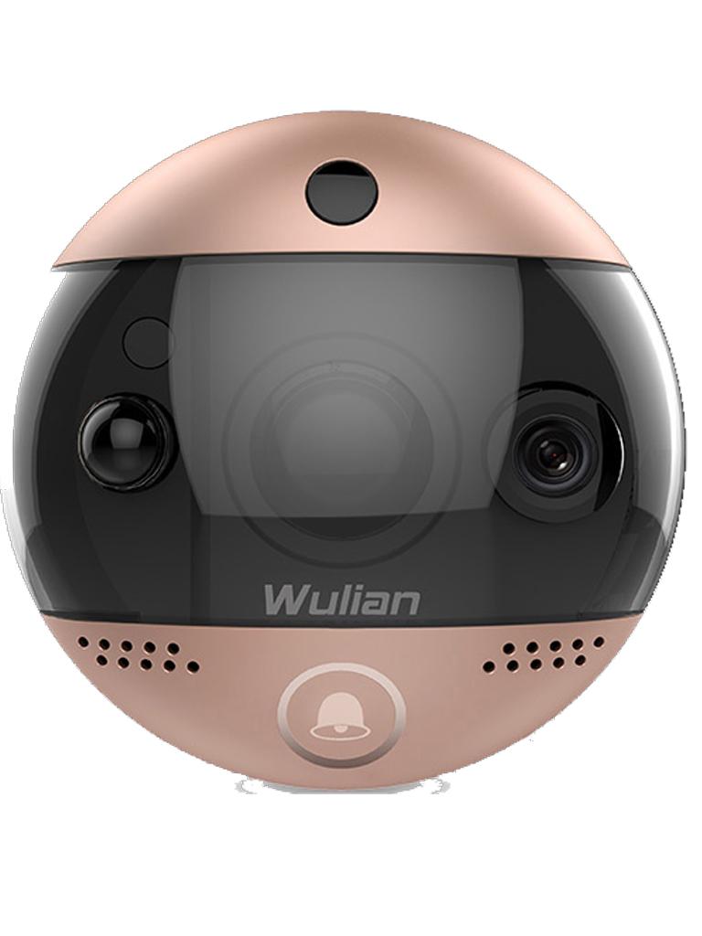 WULIAN DOORGUARDIAN - Video Portero y Mirilla Inteligente/  Zigbee  / Envia Notificaciones de Llamado a su Puerta a traves de App/ Si Vincula con Cerradura Wulian puede Aperturar de forma Remota  - WL-ZSPDBMAPI13-01