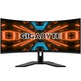 MONITOR GAMER GIGABYTE G34WQC / 34 VA 1500 R / QHD 3440 X 1440 / 144HZ / HDMI 20 / DP 14 / CURVO / GAMING G34WQC A SA - GIGABYTE