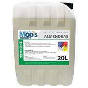 Jabon para manos Super mops aroma almend Líquido antibacterial para manos, aroma almendra. bidon de 20 Lt.. diseñado para una correcta limpieza, desinfección y cuidado de la piel.                                                                                                                      ra 20 Lt.                                - MOPS804