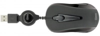 Mouse PERFECT CHOICE EASY LINE, Negro, 3 botones, USB, Óptico, 1000 DPI EASY LINE EL-993346 EAN UPC 615604993346 - MOUMST1140
