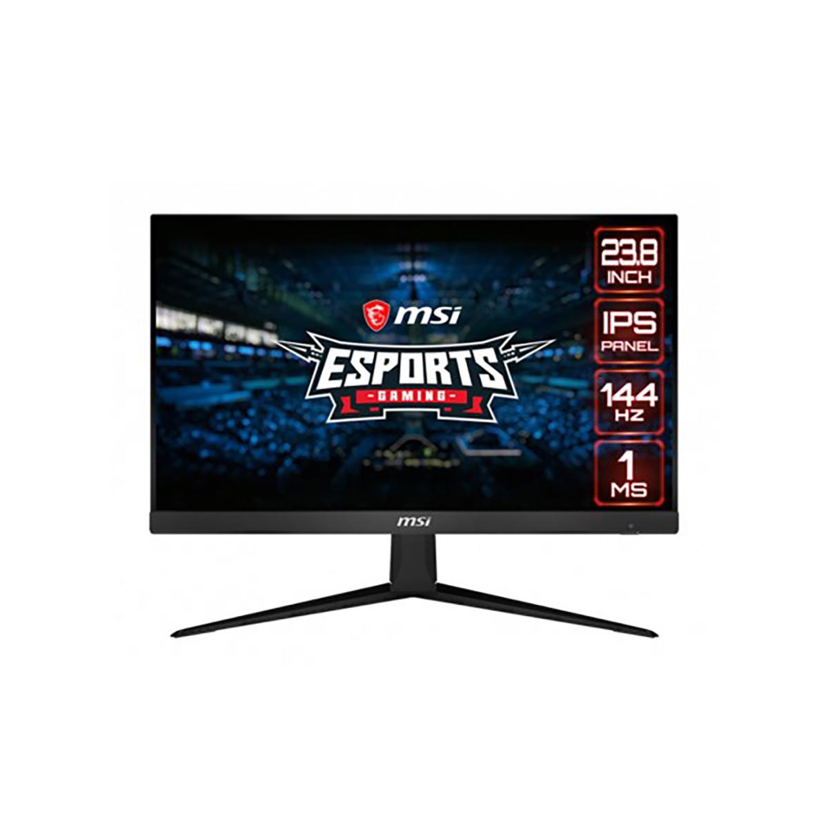 OPTIX G241 MONITOR LED MSI 24" (OPTIX G241) 1920X1080 FULL HD, PLANO, 144HZ, 1MS, 2*HDMI, 1*DP, PANEL IPS