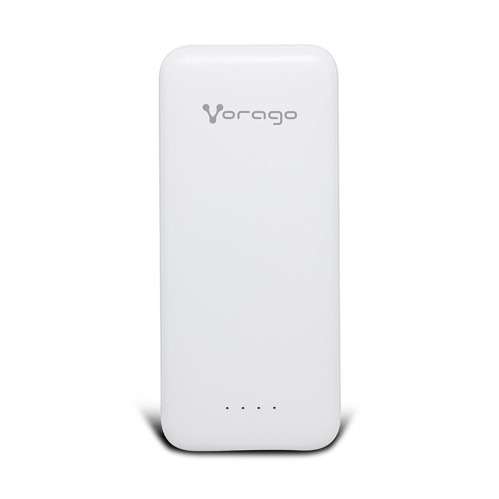 Power Bank Vorago PB-301 2 Puertos 5000 mAh 1A/2.1A Color Blanco - 1HORA